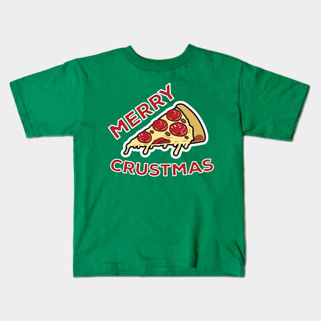 Merry Crustmas Kids T-Shirt by RobinBobbinStore